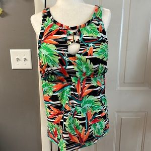 St Johns Bay Tankini top, size 24W